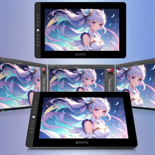 Tablet graficzny BOSTO OLED Movsketch 13 Windows iOS Profesjonalny Dotykowy