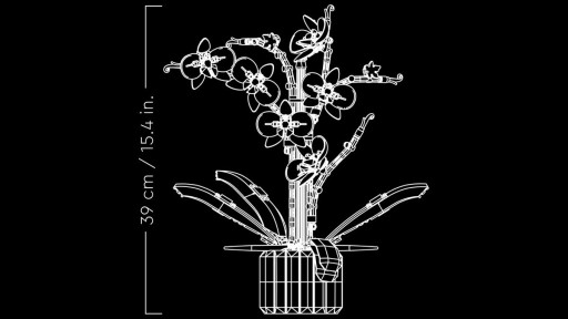 LEGO Orchid 10311 Creator Expert Flowers Bricks Подарок маме