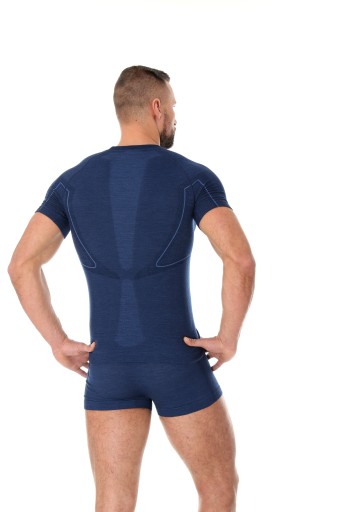 Мужская термоактивная футболка Brubeck Active Wool