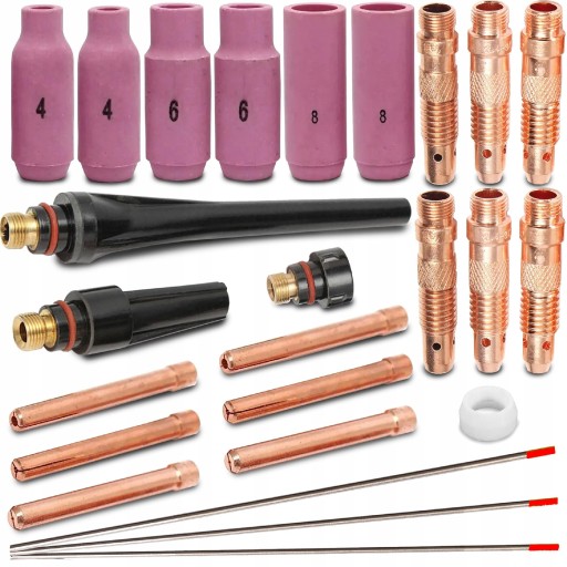 КОМПЛЕКТ TIG DC для сопел WIRE 308 316 LSI из нержавеющей стали