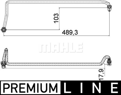 MAHLE AHX 5 000P Гибкая маслопроводка