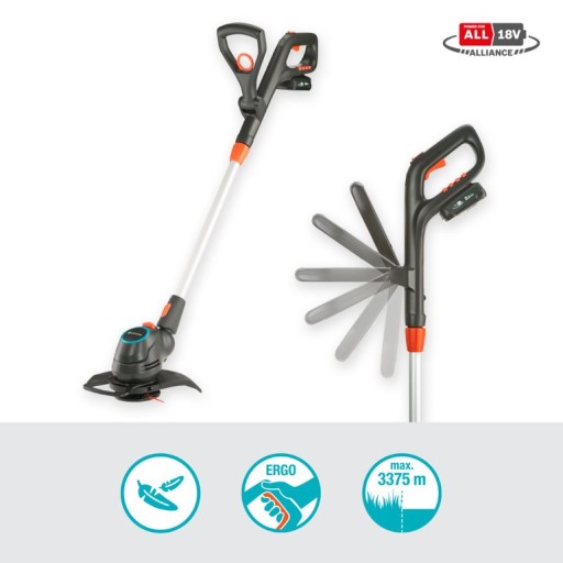 GARDENA Аккумуляторный триммер ComfortCut 23/18В P4A с аккумулятором
