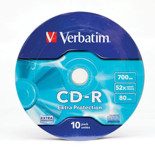 Диски Verbatim CD-R 700МБ 52x шпиндель 10 шт.