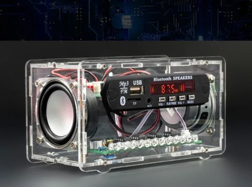 Колонка с MP3-плеером BT, РАДИО + КОМПЛЕКТ Spektrum DiY KIT
