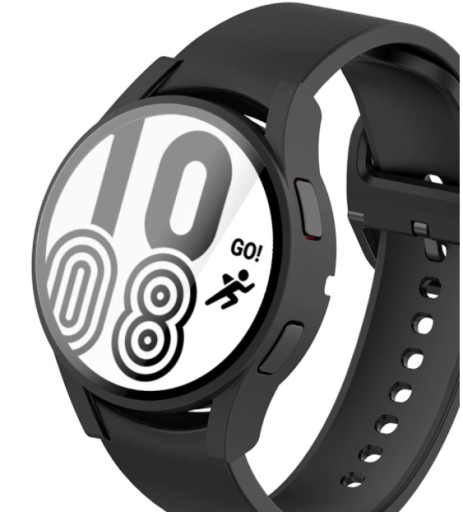 Szkło x2 + Etui Samsung Galaxy Watch 4 44mm|ZESTAW