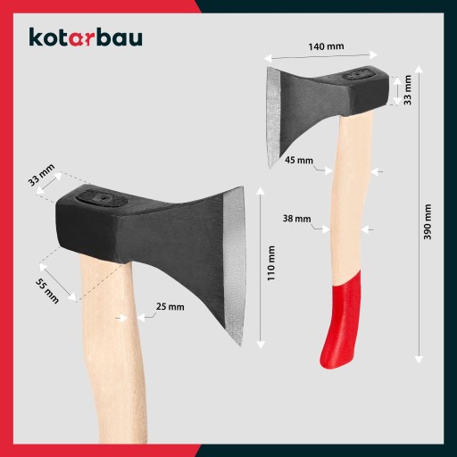 SIEKIERA KUTA 0,6 KG DO ŁUPANIA SIKIERA TOPOREK
