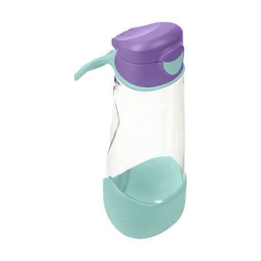 B.box Butelka na wodę - bidon z ustnikiem dla dziecka tritan 600 ml Lilac