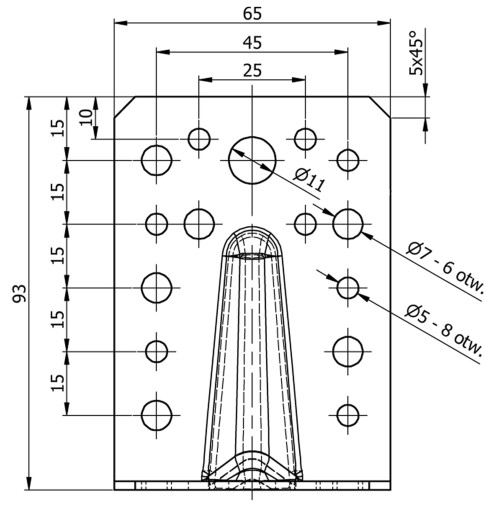 СОЕДИНИТЕЛЬ УГЛОВОЙ ПЛОТНИКОВЫЙ KPL1 90x90x65x2 10 шт.