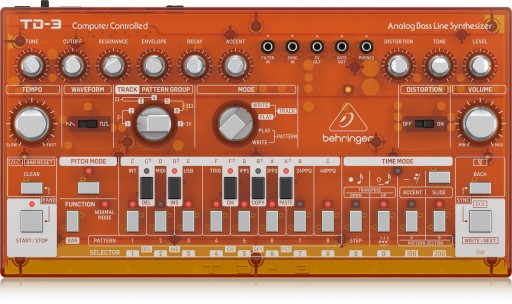 Behringer TD-3-TG — аналоговый синтезатор басовых линий.