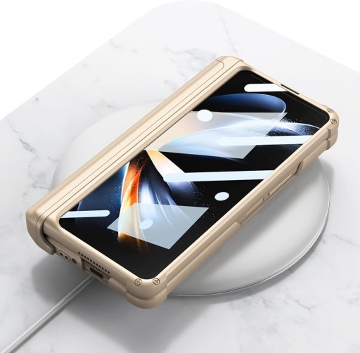 Чехол Hinge Pen Box для телефона Samsung Galaxy Z Fold 4, магнитный