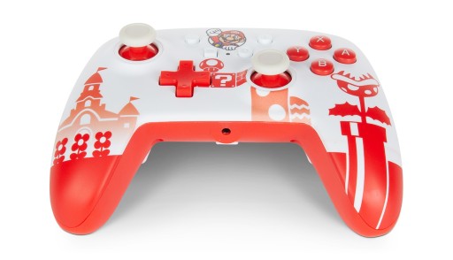 Проводной пульт PowerA SWITCH Mario Red & White