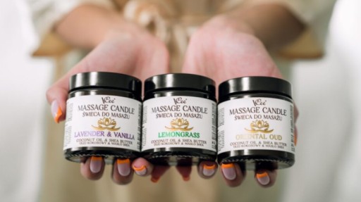 ŚWIECA DO MASAŻU NATURALNA ODŚWIEŻAJĄCA ORIENTAL OUD VCEE 80G