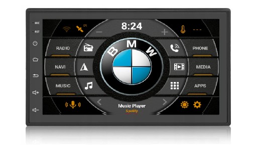 РАДИО 2DIN ANDROID USB BT GPS WIFI SPOTIFY BMW