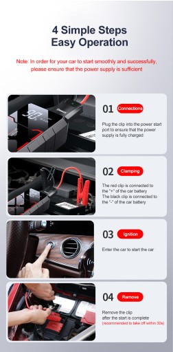 BOOSTER JUMP STARTER 28000MAH АВТОМОБИЛЬНЫЙ АВАРИЙНЫЙ ЗАПУСК И POWERBANK