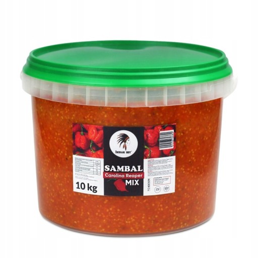ПЕРЕЧНАЯ ПАСТА SAMBAL CAROLINA REAPER 10 кг ОСТРАЯ
