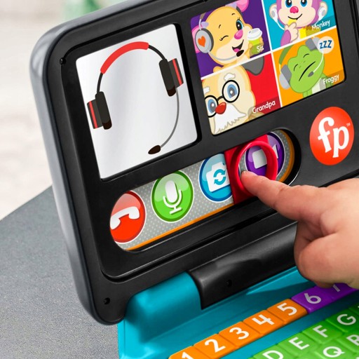 Развивающий ноутбук Fisher-Price для малышей «Давайте поговорим», версия на польском языке