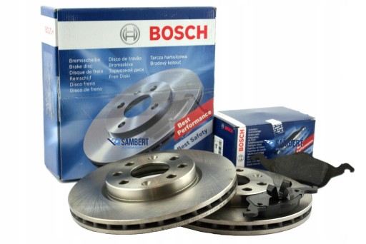 Передние дисковые тормозные колодки Bosch SKODA SUPERB II 2288 мм.