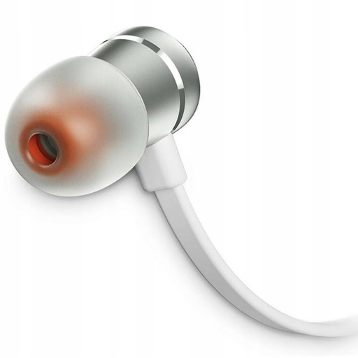 ОРИГИНАЛЬНЫЕ НАУШНИКИ-ВКЛАДЫШИ JBL TUNE 290 T290, СЕРЕБРЯНЫЕ НОВЫЕ