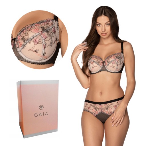 Biustonosz GAIA Soft Gianna 1181 czarny 80C