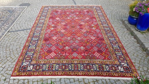 GHOM PIĘKNY PERSKI DYWAN R.TKANY IRAN 230/345CM