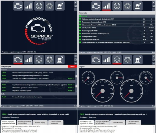 Диагностический интерфейс Vgate iCar2 BT3.0 OBDII OBD2 + программа SDPROG j.PL