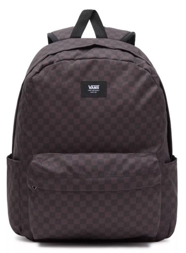 Plecak młodzieżowy do szkoły Vans Old Skool Check Backpack - black/charcoal