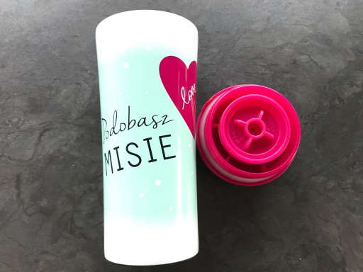 KUBEK termiczny AMBITION love BIDON TERMOS 400ml Oldman PODOBASZ MISIE