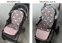 Вставка в коляску со стеганым узором