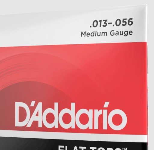 EFT17 Flat Top Struny do Gitary Akustycznej 13-56 Fosfor Brąz D'Addario
