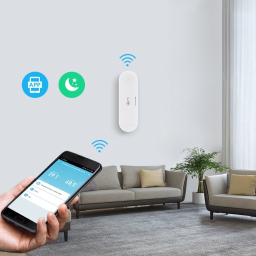 Датчик температуры и влажности ZigBee TUYA Smart Life Домашний гигрометр