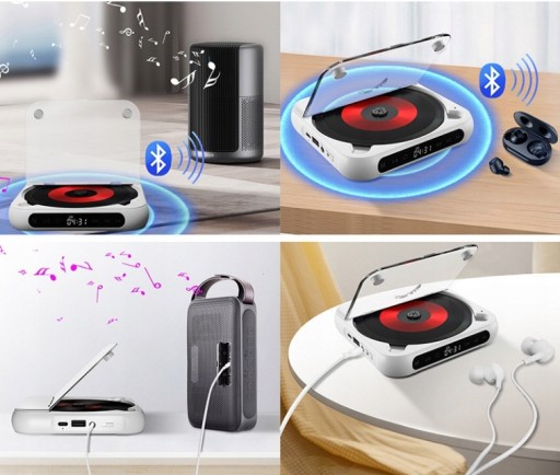 ПОРТАТИВНЫЙ MP3 CD-ПЛЕЕР Bluetooth USB