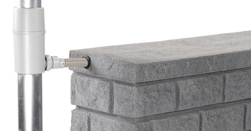 Резервуар для дождевой воды Rocky, красный, 400 л.