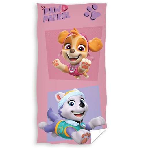 Детское банное полотенце ТЕРРИ 100% ХЛОПОК Paw Patrol Skye and Everest