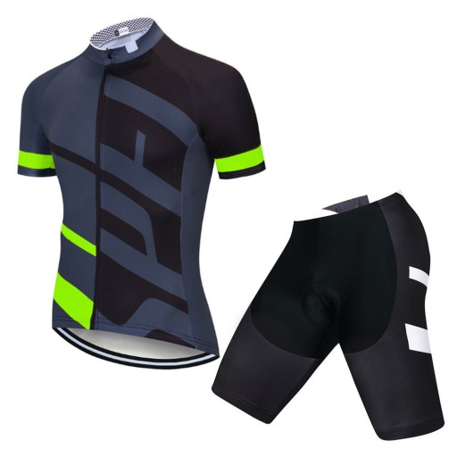 STRÓJ KOLARSKI NA ROWER KOMPLET ROWEROWY BLUZKA SZORTY WKŁADKA ŻELOWA 9D XL