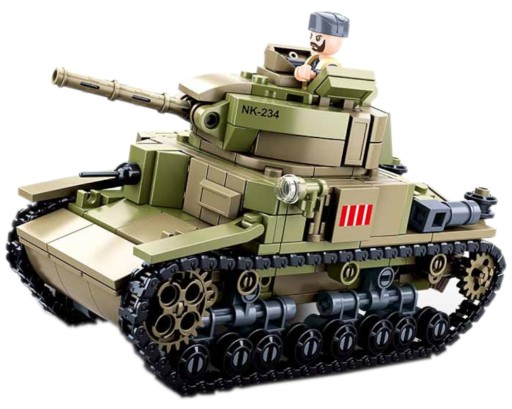 Кирпичи Американский ТАНК М4 ШЕРМАН/ТАНК Т40/М9 2В1 ВОЕННЫЙ + ОРУЖИЕ LEGO