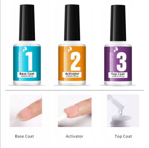 Пудра-макалка TITANIUM MANICURE KIT 6шт.