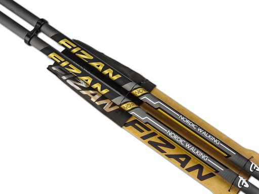 KIJE KIJKI NORDIC WALKING FIZAN RUNNER CARBON KARBONOWE DO CHODZENIA 120 cm