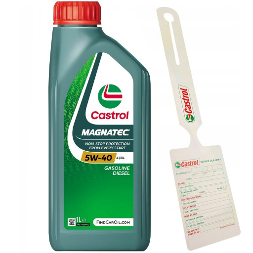 Масло Castrol Magnatec 5W-40 A3/B4 1л + подвеска