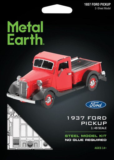Металлическая земля Ford Pickup 1937 года, металлическая модель