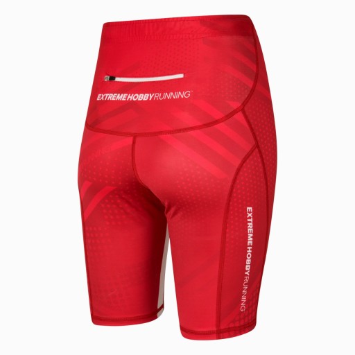 Женские беговые леггинсы 1/3 ПОЛЬША PRIME L RED