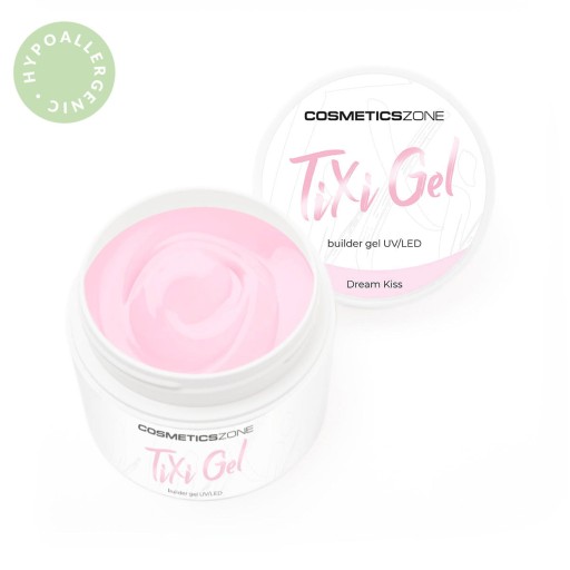 Тиксотропный розовый УФ LED гель для наращивания Dream Kiss 15 мл Cosmetics Zone