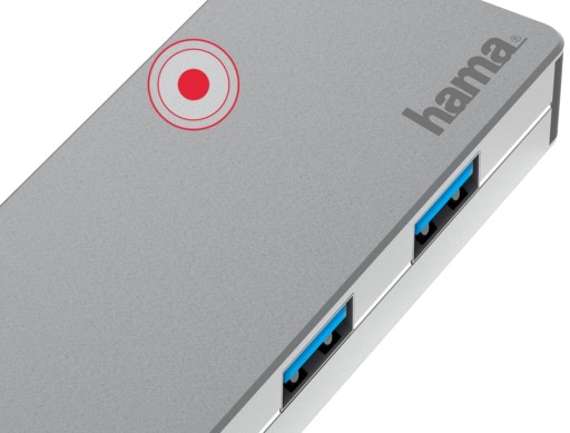 Hama HUB USB-C, 4 порта, адаптер 10 Гбит/с