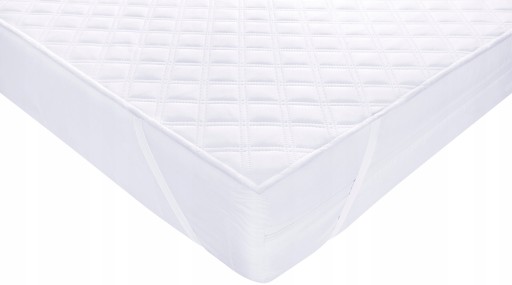 PIKOWANY OCHRANIACZ POKROWIEC NA MATERAC 190x200 NAKŁADKA MATA WODOODPORNA