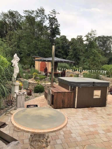 Balia beczka kąpielowa jacuzzi spa ogrodowe hit