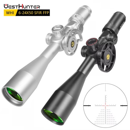 WestHunter WHI 6-24X50 SFIR FFP 1 10 MIL R G Прицельная сетка с подсветкой