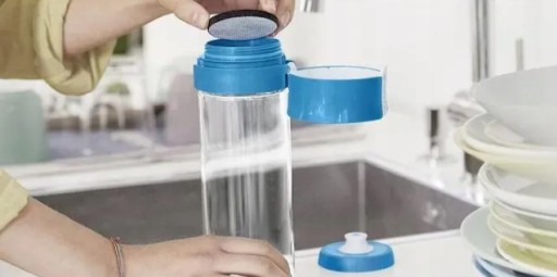 Brita Butelka fill&go Vital niebieska + 4 MicroDisc