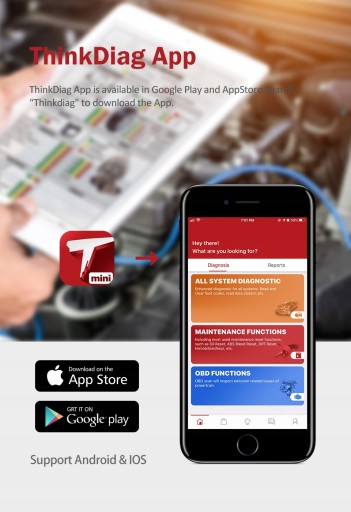 Диагностический тестер THINKDIAG PL Полное программное обеспечение