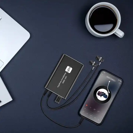 МИНИ-ПОРТАТИВНЫЙ HIFI УСИЛИТЕЛЬ ДЛЯ НАУШНИКОВ AUX ВХОД И ВЫХОД 3,5 ММ