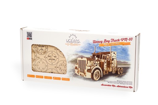 Трактор ВМ-03 механический 3D пазл UGears