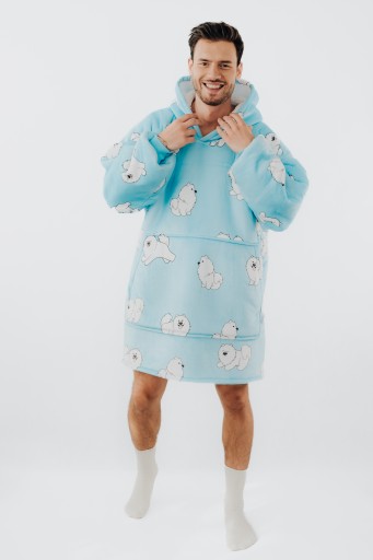 СВИТШОТ-ОДЕЯЛО Samoyed Comfy Moment Oversize 2в1 Польша